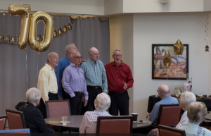 Stan joins in to sing to his wife
